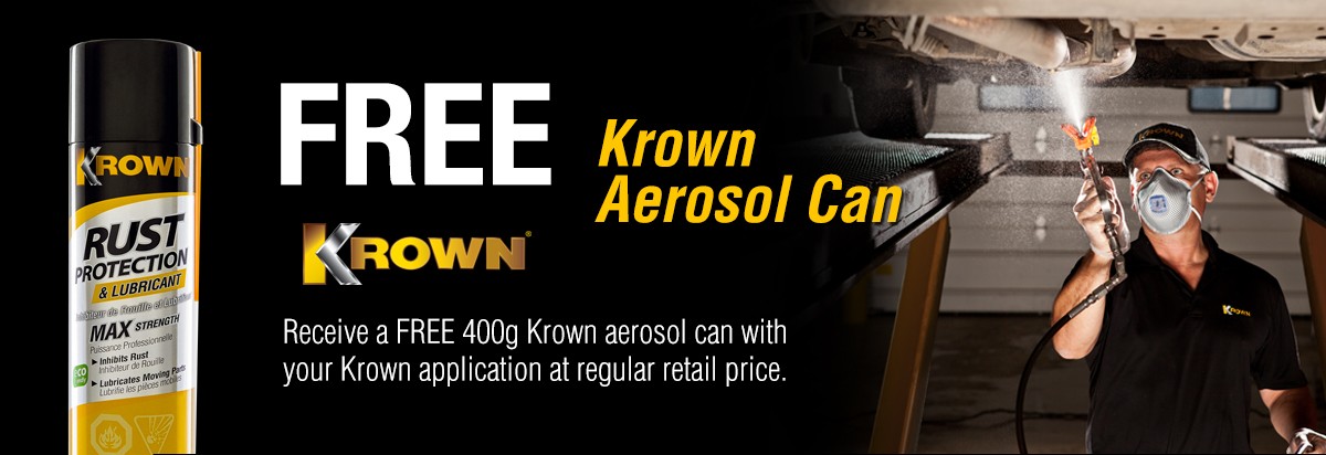 Krown.com Coupon - Free Aerosol